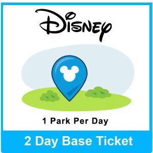 2 Day Base Ticket - Disney Florida